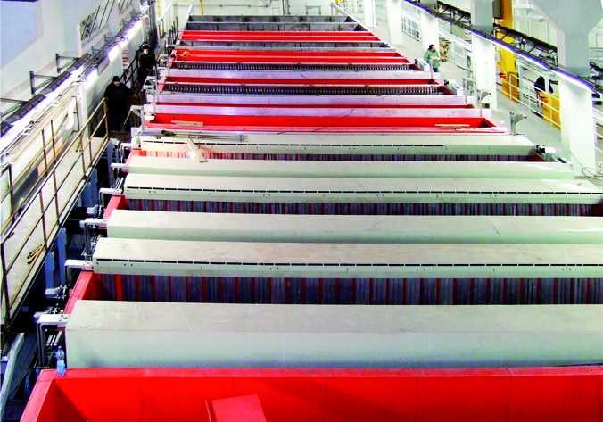 horizontal anodizing plant